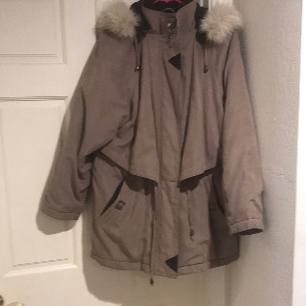 Warm rain coat